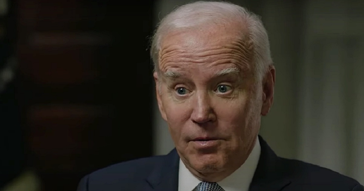 President Joe Biden, pictured during his interview with ABC's David Muir that aired Friday.