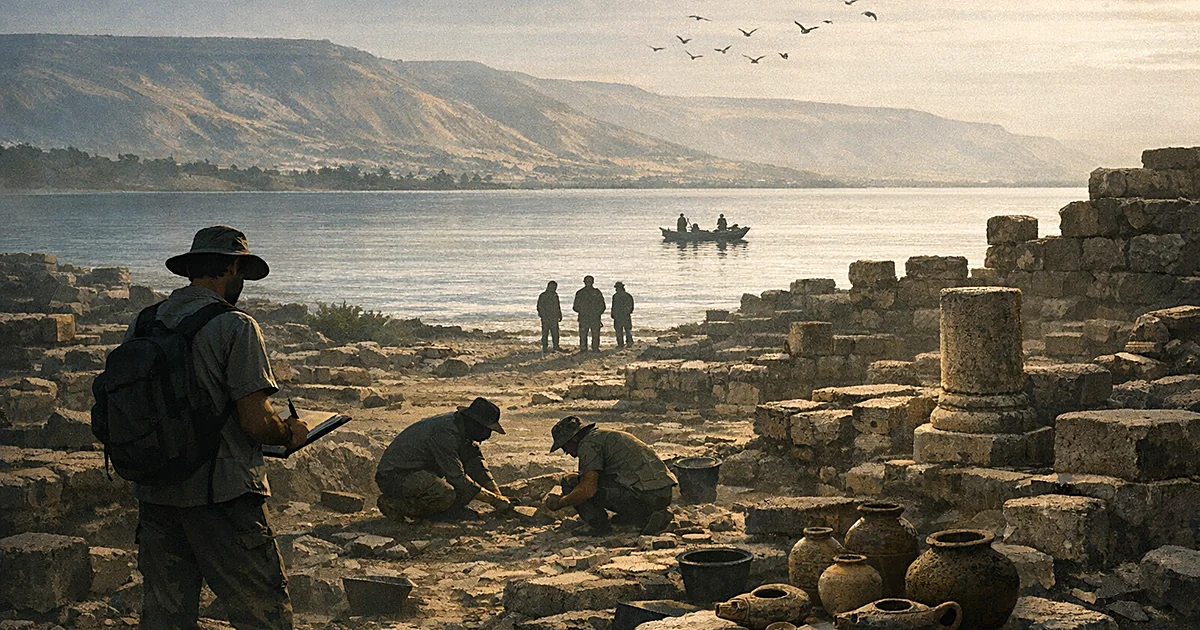 Featured image for: Archaeologists say evidence at el-Araj points to biblical Bethsaida, site of Jesus&rsquo; miracles