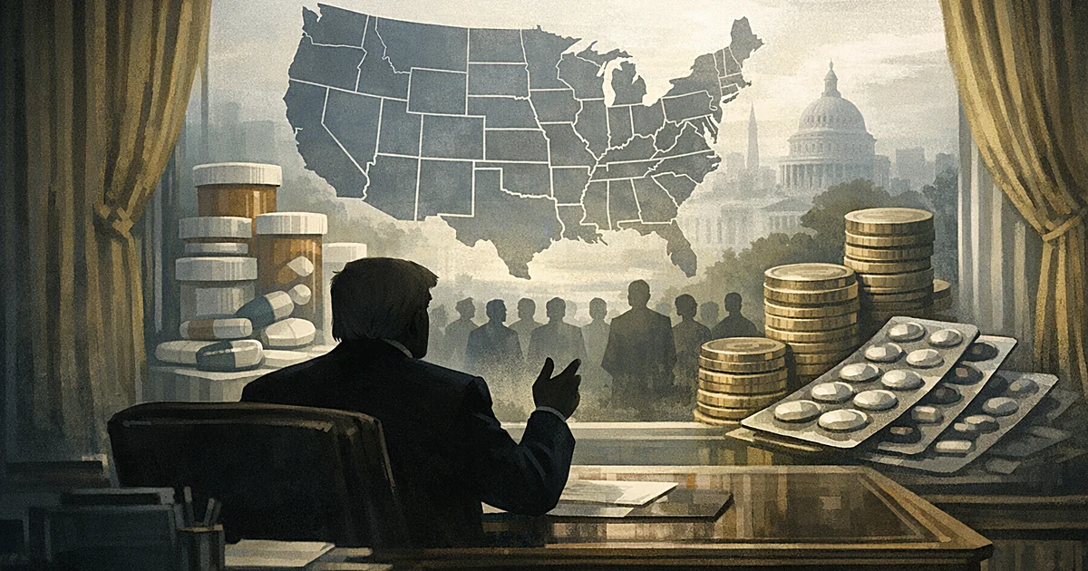 Featured image for: Trump says every state joined drug-price plan projected to save Medicaid $64 billion